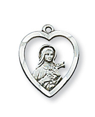 ST. THERESE LITTLE FLOWER MEDAL L426TF