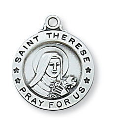 ST. THERESE LITTLE FLOWER MEDAL L700TF