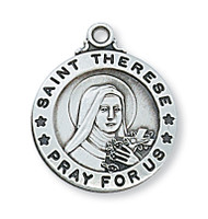 ST. THERESE LITTLE FLOWER MEDAL L600TF