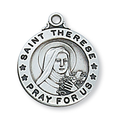 ST. THERESE LITTLE FLOWER MEDAL L600TF