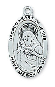 SACRED HEART OF JESUS MEDAL L550SC