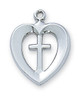 Heart Cross Pendant