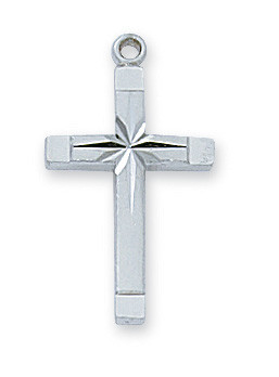 Radiant Center Cross Necklace