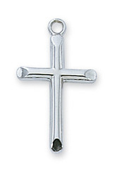 Tapered Edge Cross Pendant