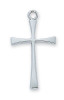 Flared Edge Cross Necklace