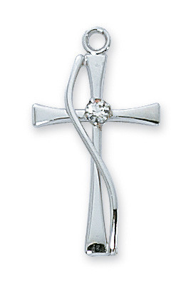 CZ Cross Necklace