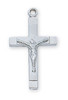 Block Edge Crucifix Pendant