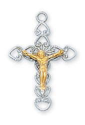 TUTONE CRUCIFIX L6086