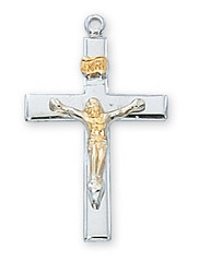 TuTone Crucifix Pendant
