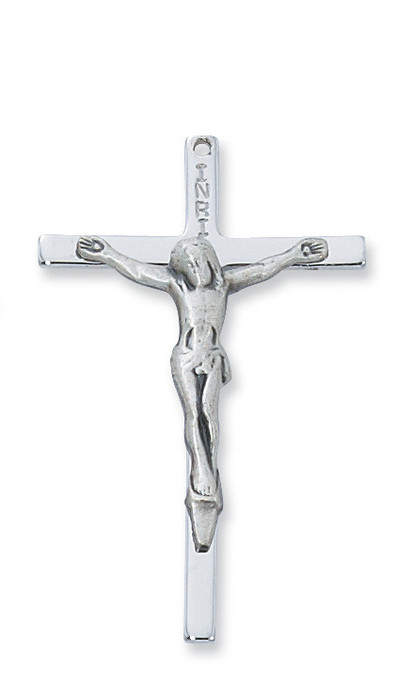 Thin Crucifix with 24" Chain