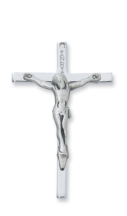 Thin Crucifix with 24" Chain