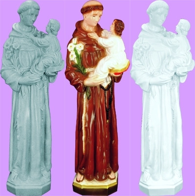 ST. ANTHONY & CHILD OUTDOOR STATUE  24" 