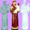 St. Anthony and Child 24" Outdoor Statue