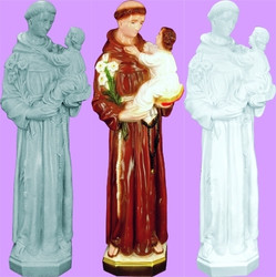 St. Anthony and Child 24" Outdoor Statue