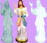 DIVINE MERCY OUTDOOR STATUE 24" 