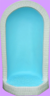 32" Outdoor Garden Grotto for 24" Statues