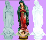 OUR LADY OF GUADALUPE OUTDOOR STATUE 24" 