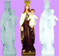 OUR LADY MT. CARMEL OUTDOOR STATUE 24" 