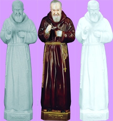 PADRE PIO OUTDOOR STATUE 24"