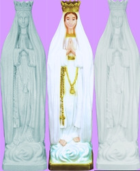 PILGRIM VIRGIN OUTDOOR STATUE 24" 