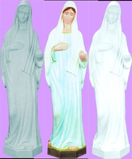 QUEEN OF PEACE - LADY OF MEDJUGORIE OUTDOOR STATUE 24" 