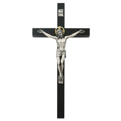 8" Wood Wall Crucifix