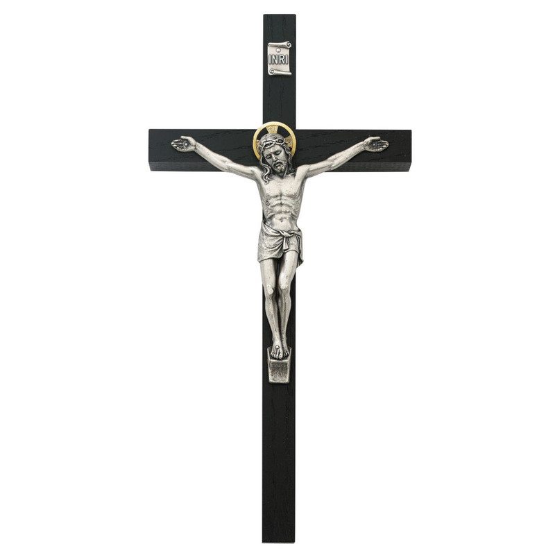 8" Wood Wall Crucifix