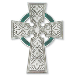 4 ¾" Pewter Celtic Cross