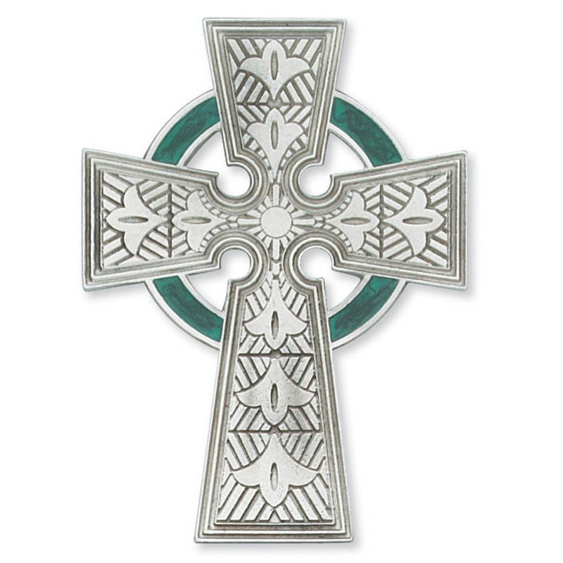 4 ¾" Pewter Celtic Cross