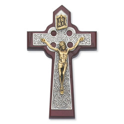 5¾" Cherry Celtic Crucifix