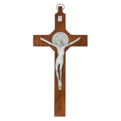 St. Benedict Wall Crucifix 8"