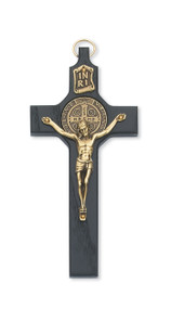 6-1/4" BLACK ST. BENEDICT CRUCIFIX 79-42500