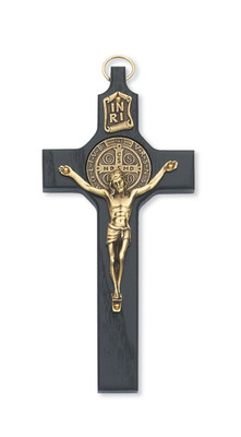 6-1/4" BLACK ST. BENEDICT CRUCIFIX 79-42500
