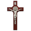 St. Benedict Cherry Wall Crucifix 10 ½"