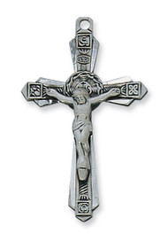 CRUCIFIX PEWTER ANTIQUE SILVER AN6004