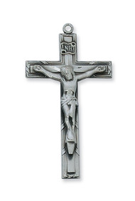 CRUCIFIX PEWTER ANTIQUE SILVER AN6032