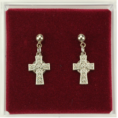 Celtic Cross Earrings