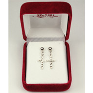 CROSS EARRINGS 8001