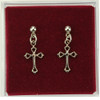 Traditional Cross Earrings