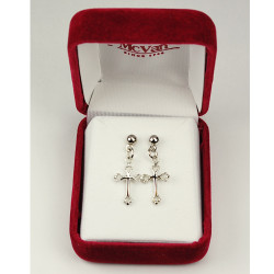 CROSS EARRINGS 8003