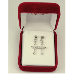 CRUCIFIX EARRINGS 8017