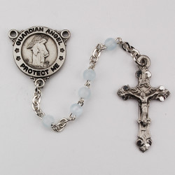 BLUE GUARDIAN ANGEL ROSARY R368DG