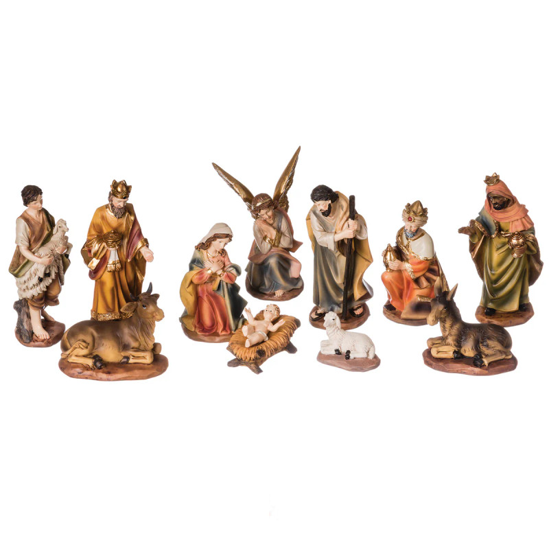 Vintage Nativity Set 6"