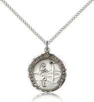 St. Kateri Sterling Silver Medal 5899-bliss