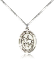 St. Kateri Sterling Silver Medal 8182-bliss