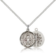 Miraculous Medal Sterling Silver 0601M-bliss