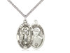 Sterling Silver St. Faustina Divine Mercy Medal