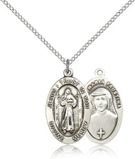 Divine Mercy Sterling Silver Medal 4123-bliss