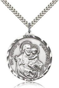 St. Joseph Sterling Silver Medal 0203K-bliss