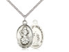 Sterling Silver Our Lady of Medjugorje Medal